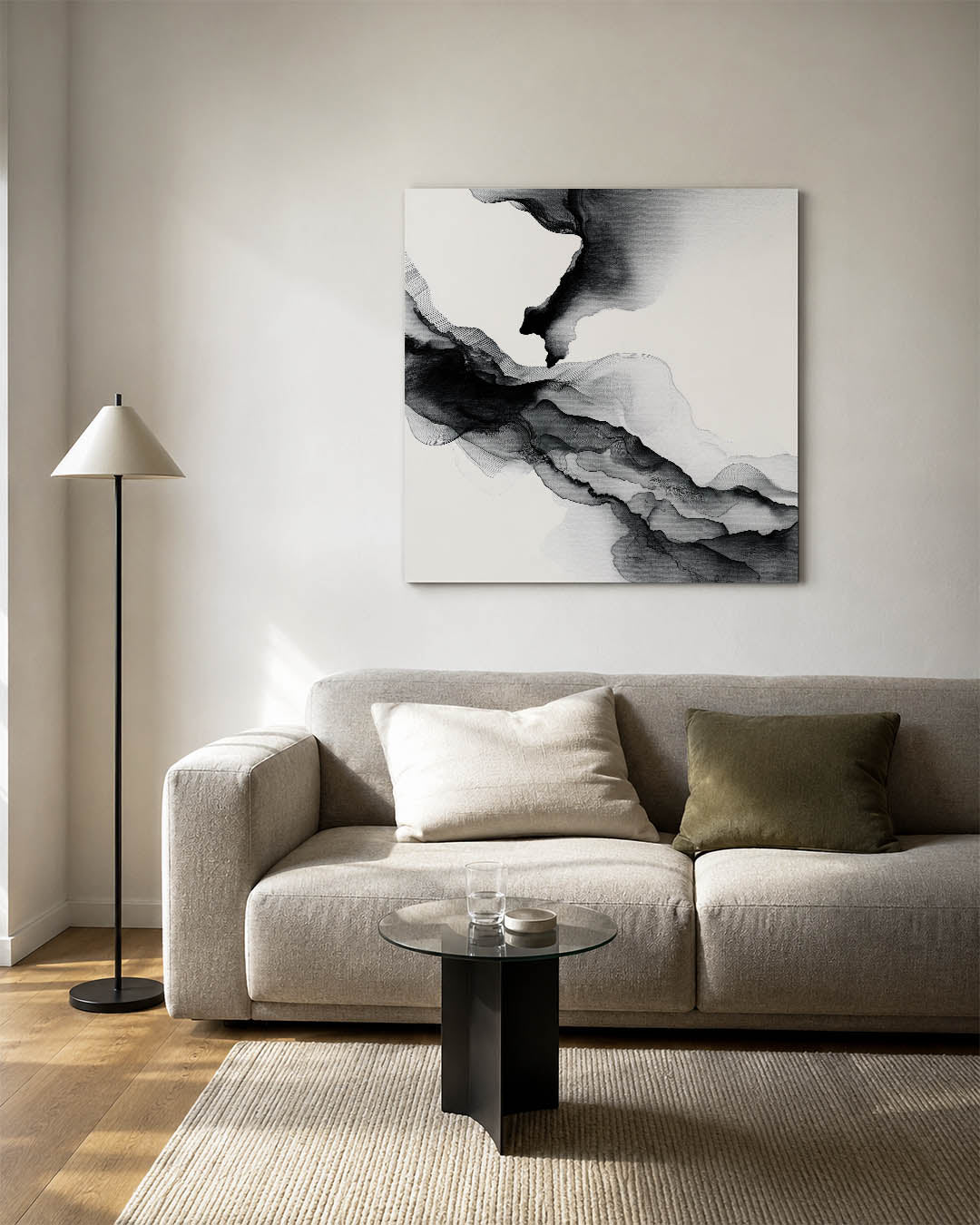 Organische lijnen Kunstwerk