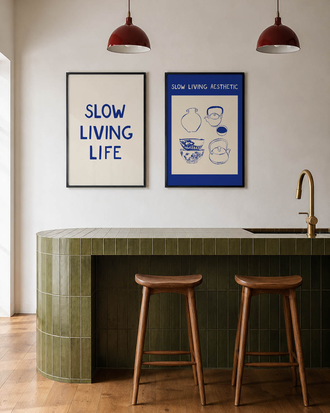Typografie en rust Posterset