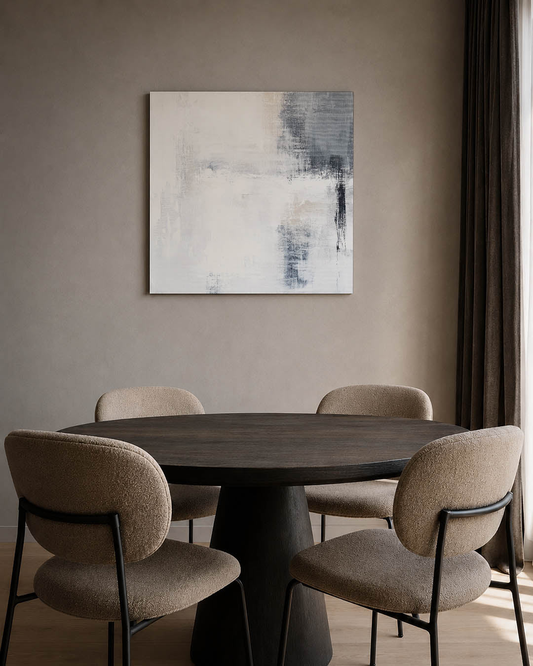 Rustige kleurencompositie Kunstwerk