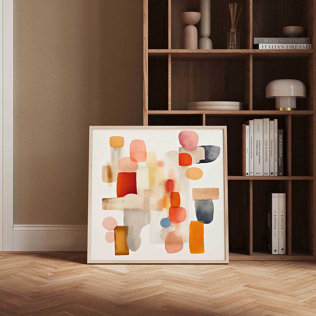 Abstracte vormen Poster
