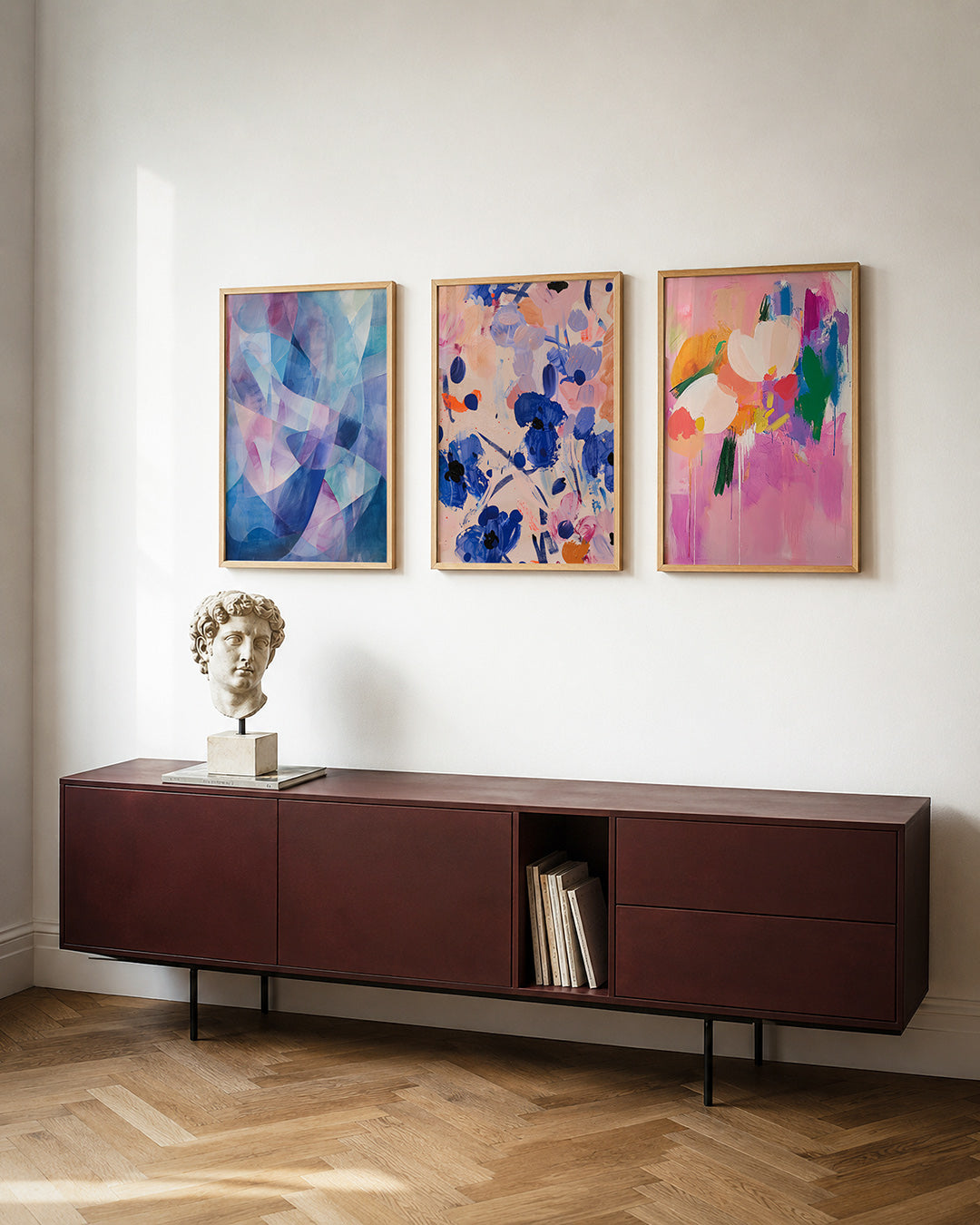 Kleurrijke vormen Posterset