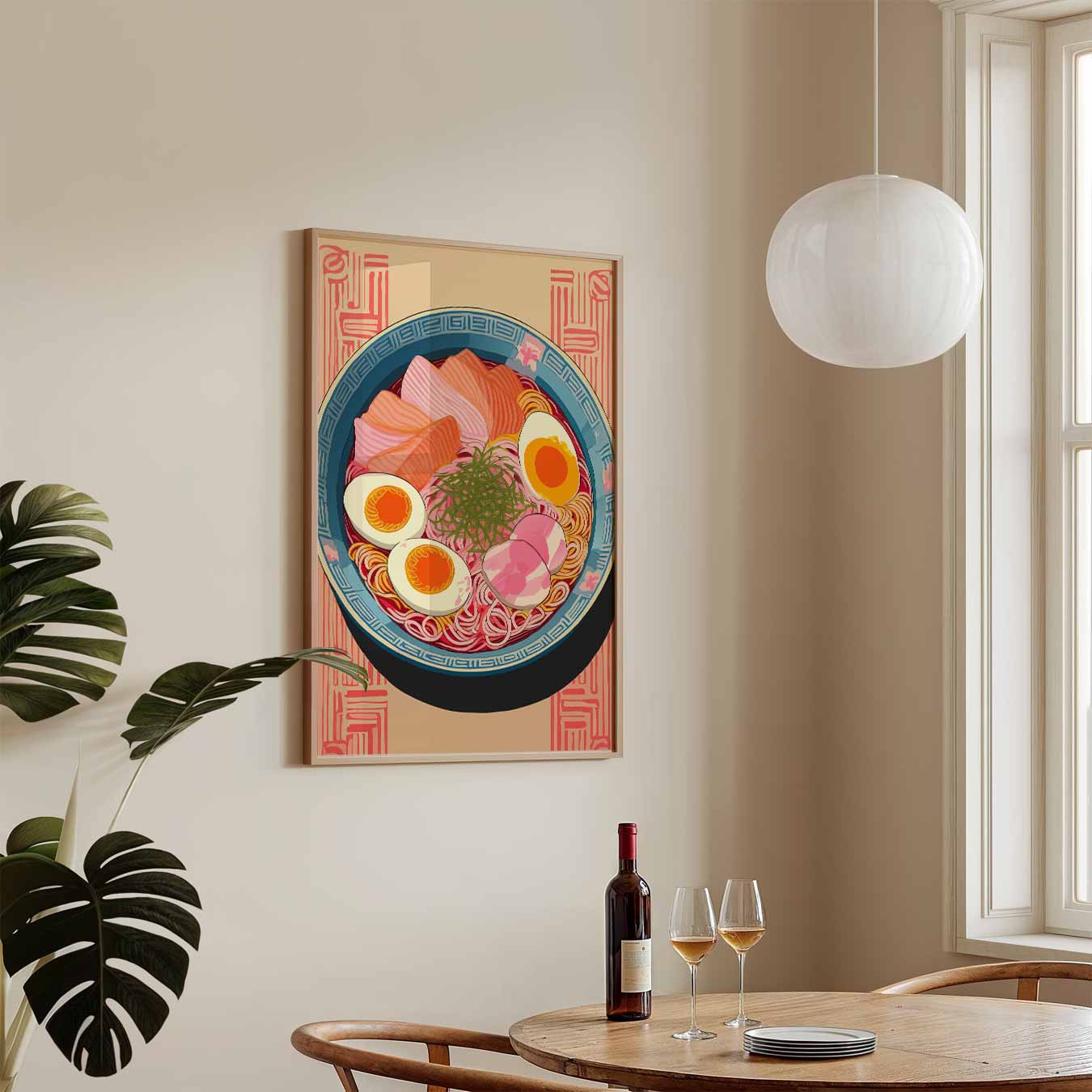 Kleurrijke Ramen Poster-WallArtistic