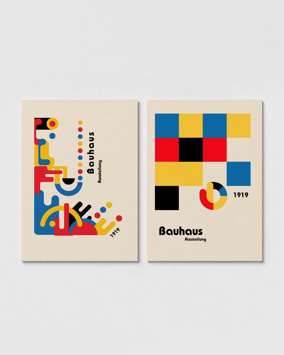 Kleurrijke vormen Posterset
