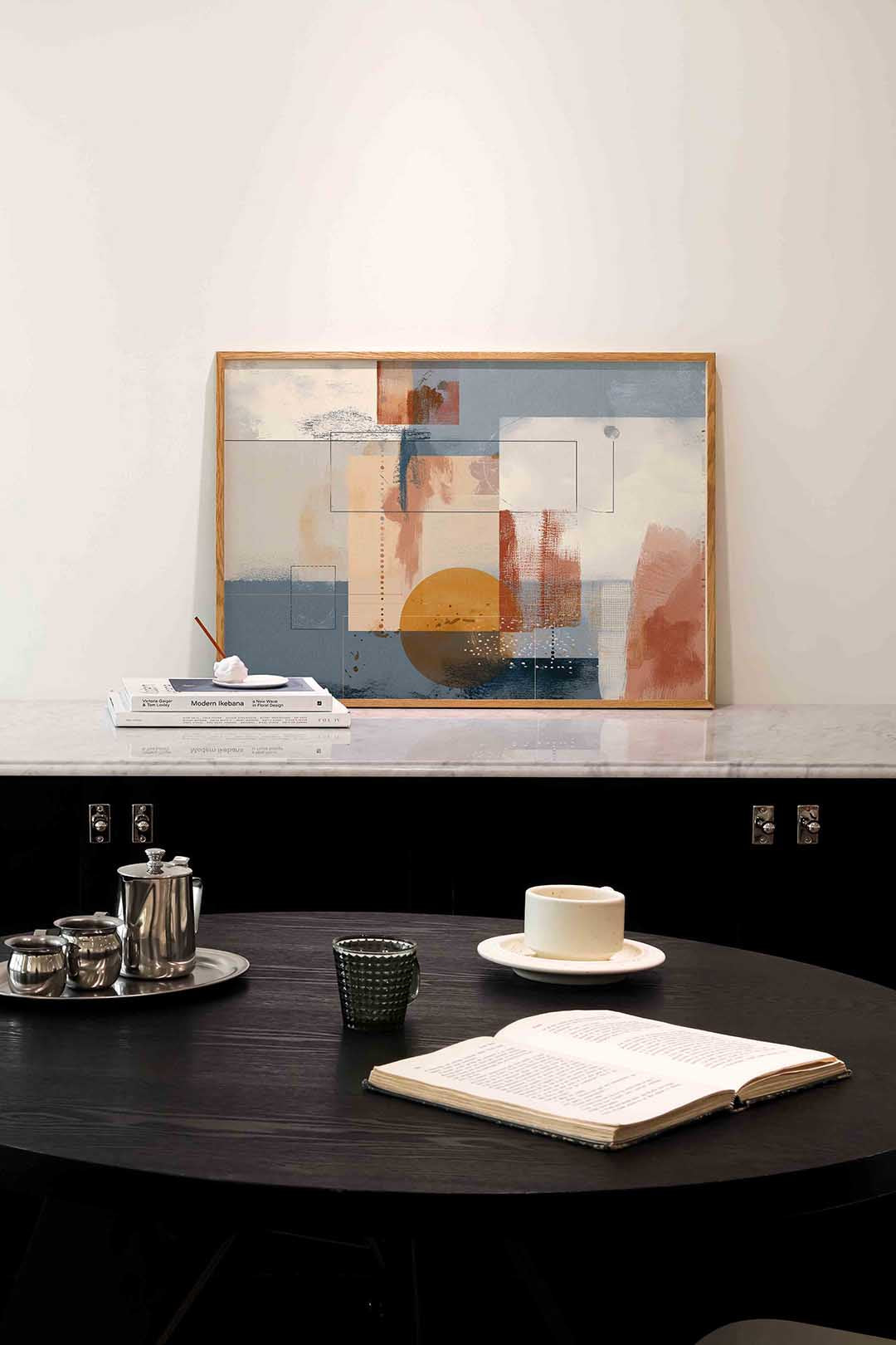 Abstracte vormen Poster