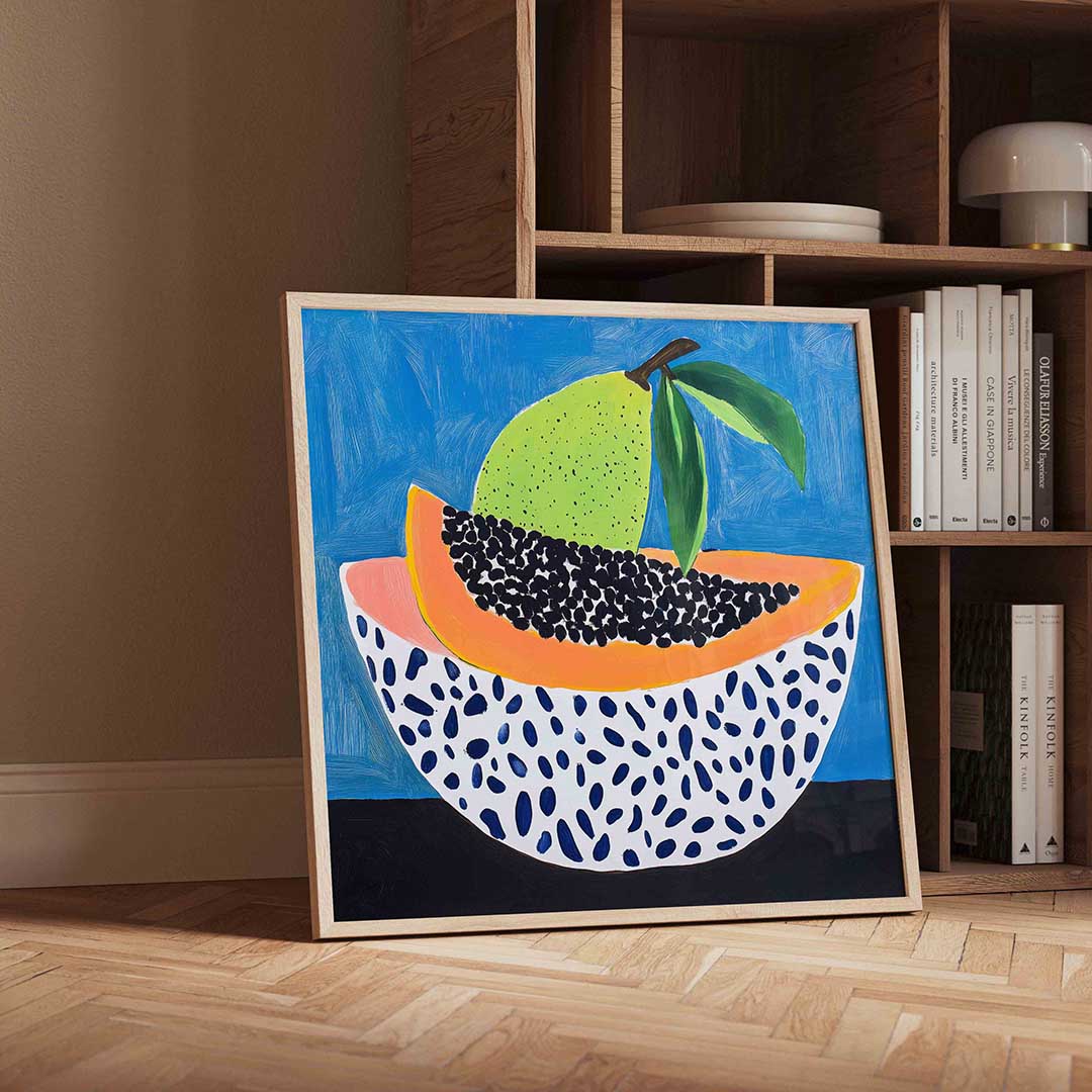 Fruit en patronen Poster