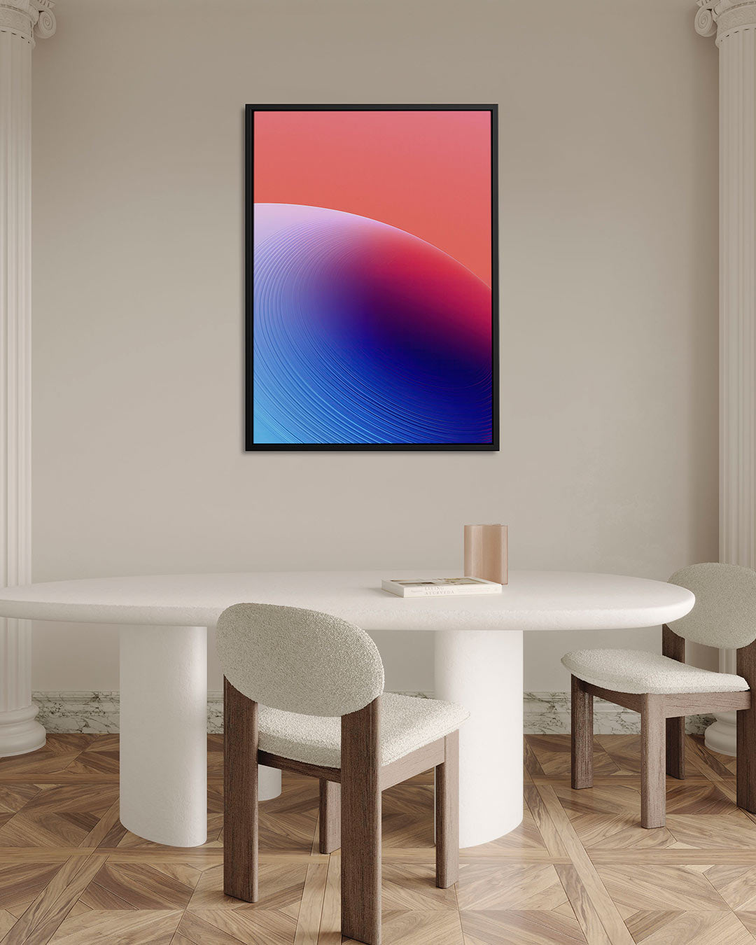 Kleurrijke cirkelvormen Kunstwerk
