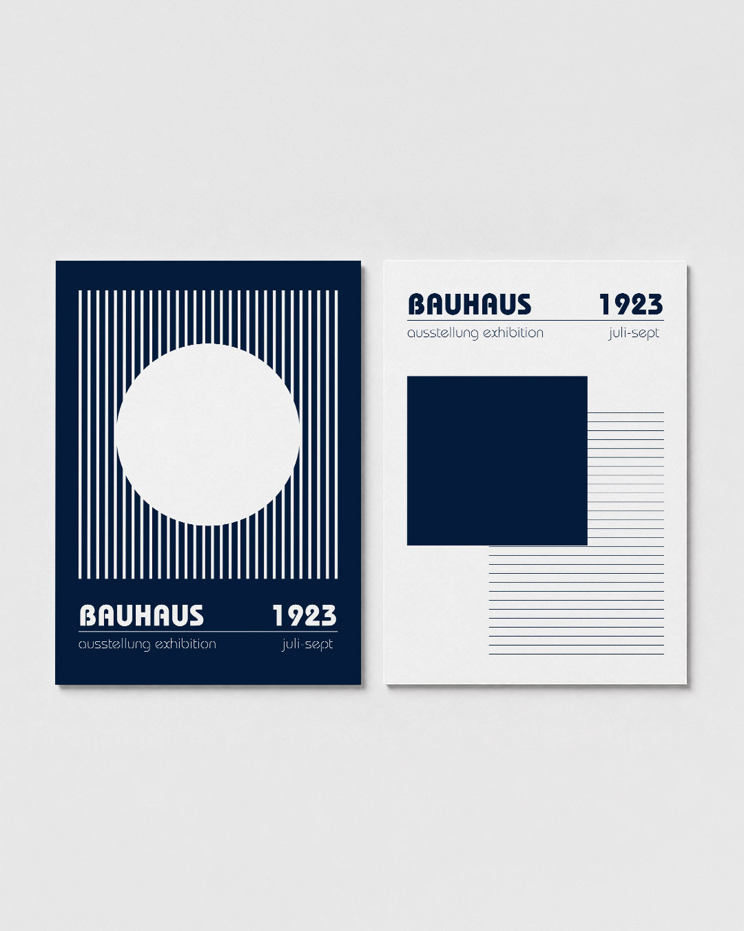 Cirkel en lijnen Posterset