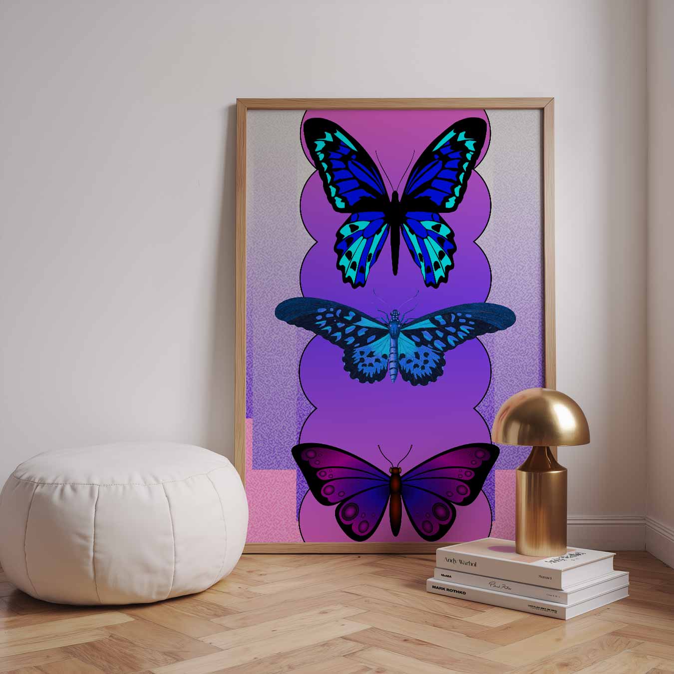 Vlinders in Kleur Poster-WallArtistic