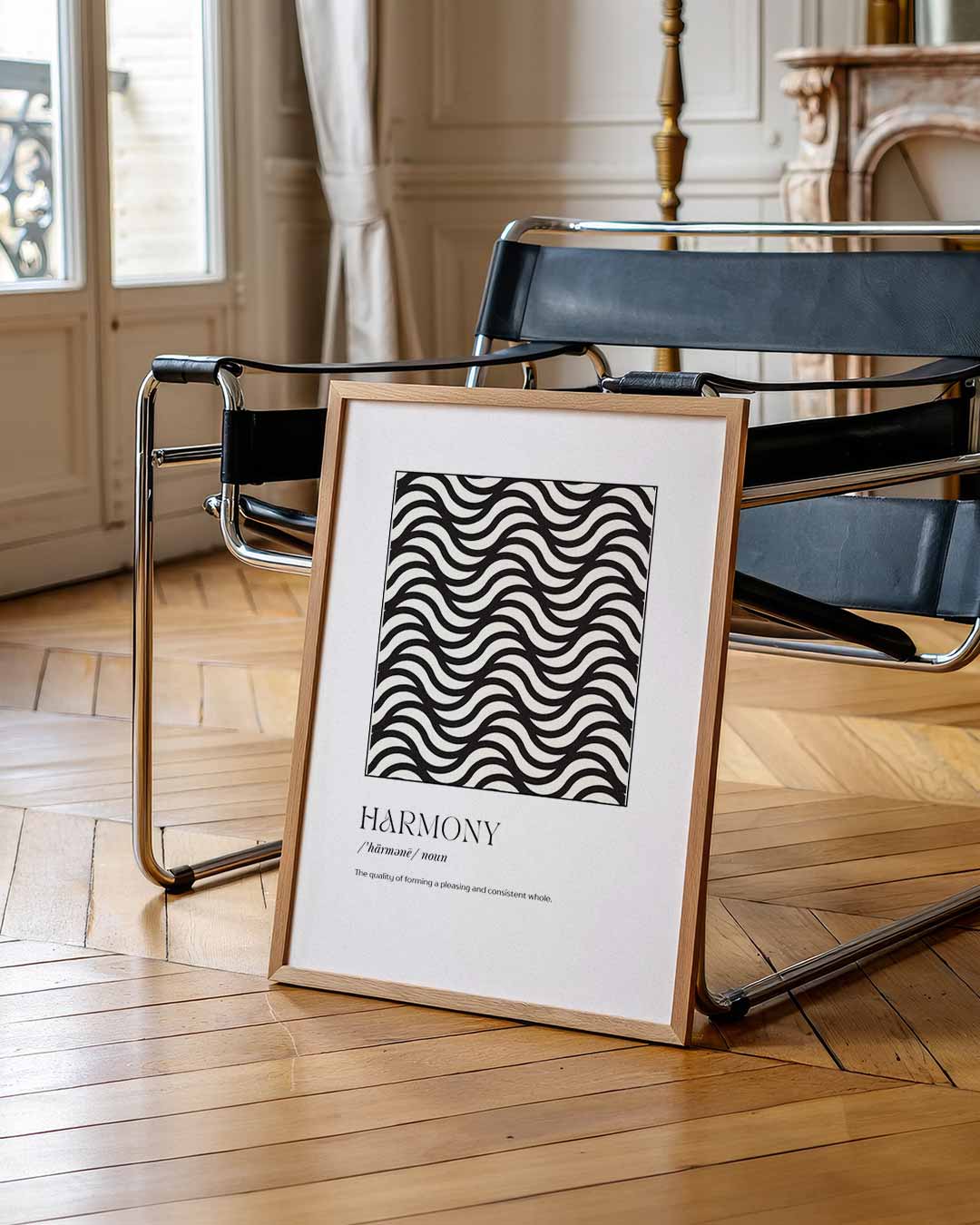 Harmonieuze Golven Poster-WallArtistic