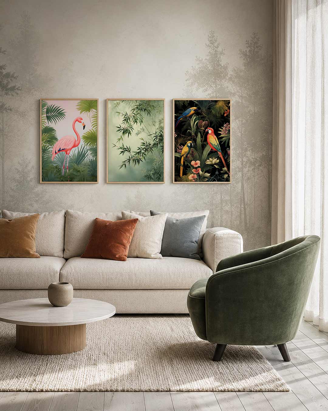Tropische sereniteit Posterset