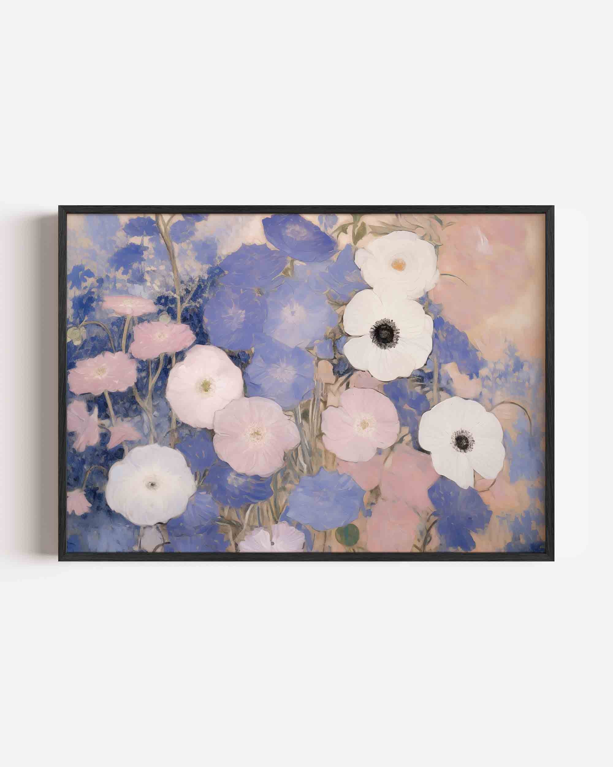 Bloemen in pastel Poster
