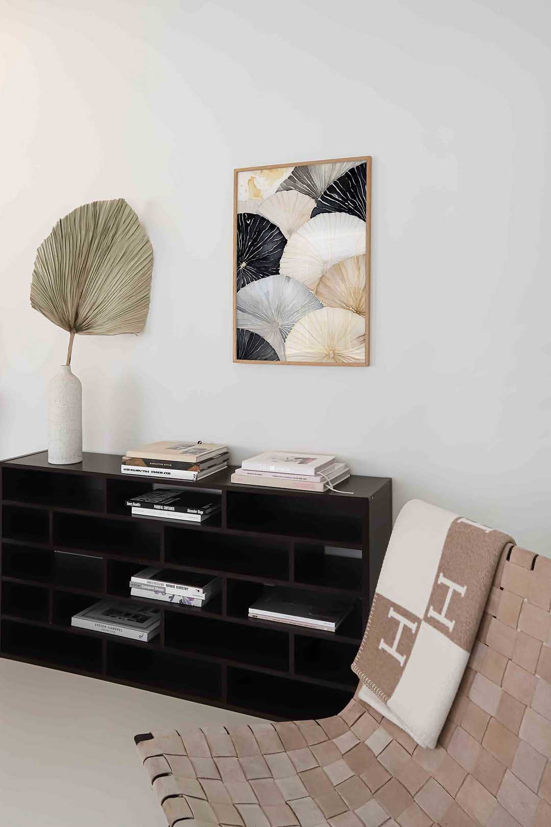 Abstracte schelpen Poster