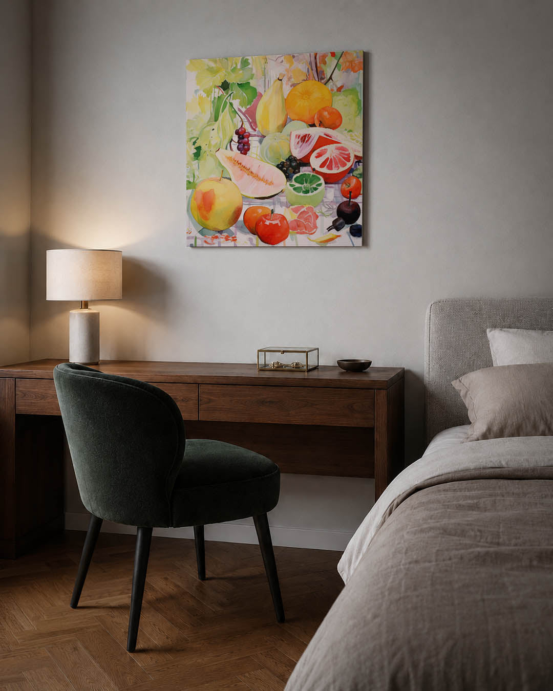Kleurrijke vruchten Kunstwerk
