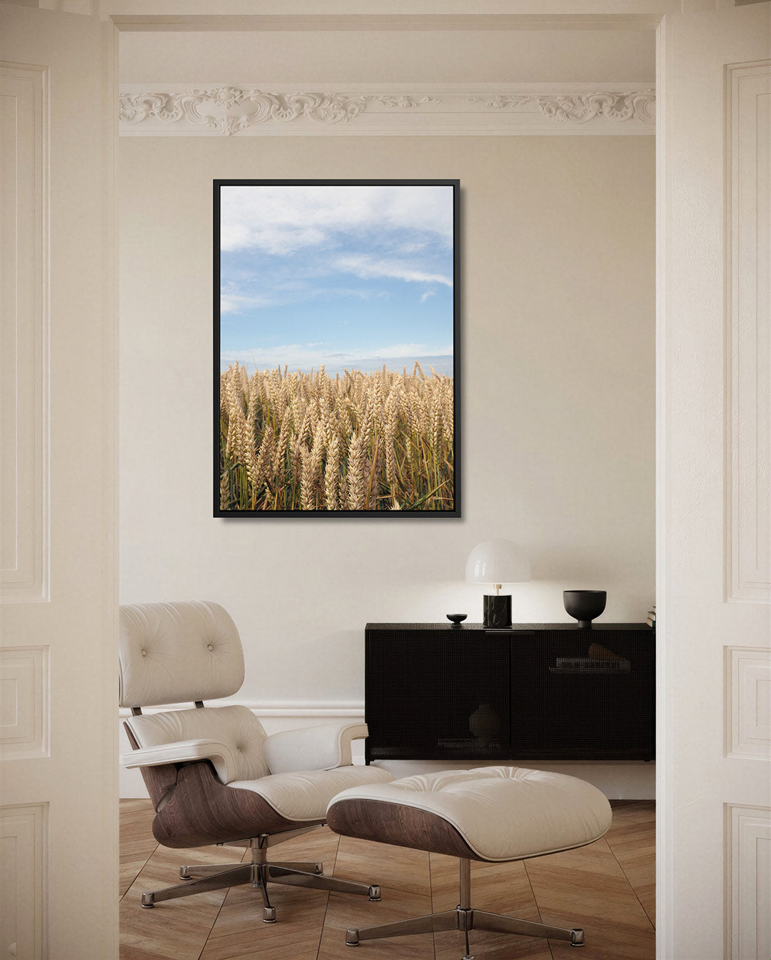 Gouden tarweveld Kunstwerk