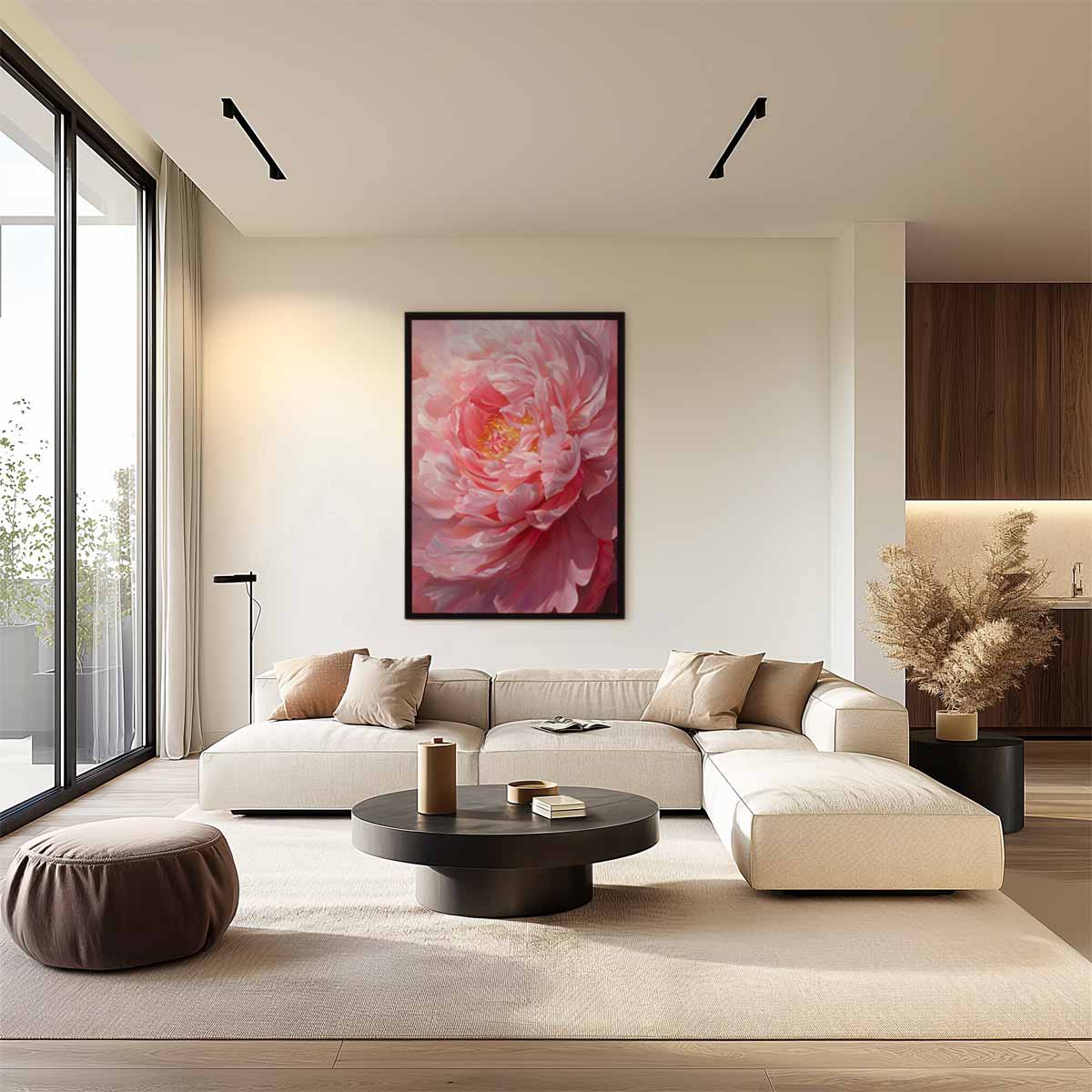 Bloeiende Elegantie Kunstwerk-canvas-dibond-plexiglas-wanddecoratie-WallArtistic