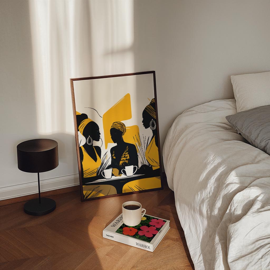 Stijlvolle Samenkomst Poster-WallArtistic