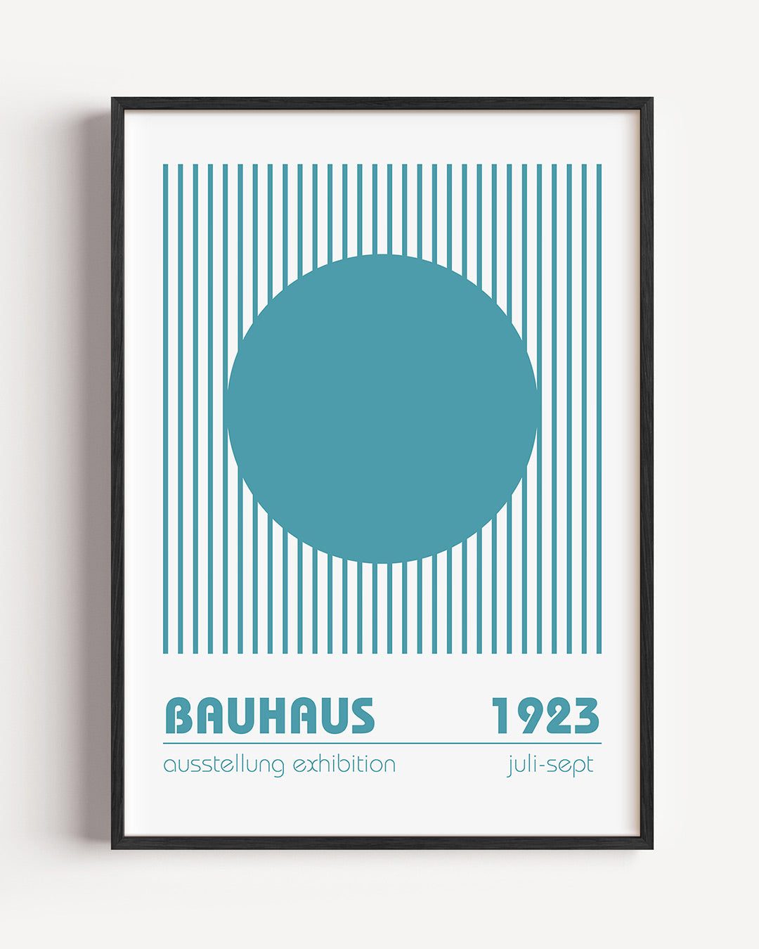 Cirkel en lijnen Poster