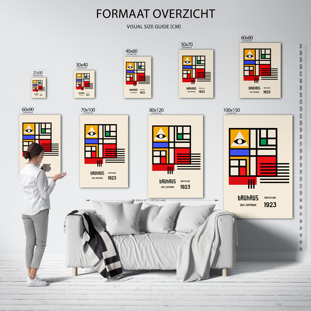 Vormen en vlakkenspel Poster