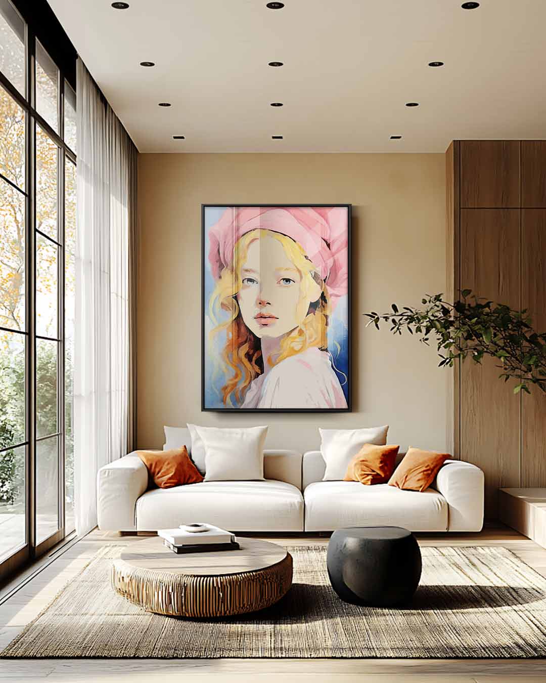 Dromerige Blik Kunstwerk-canvas-dibond-plexiglas-wanddecoratie-WallArtistic