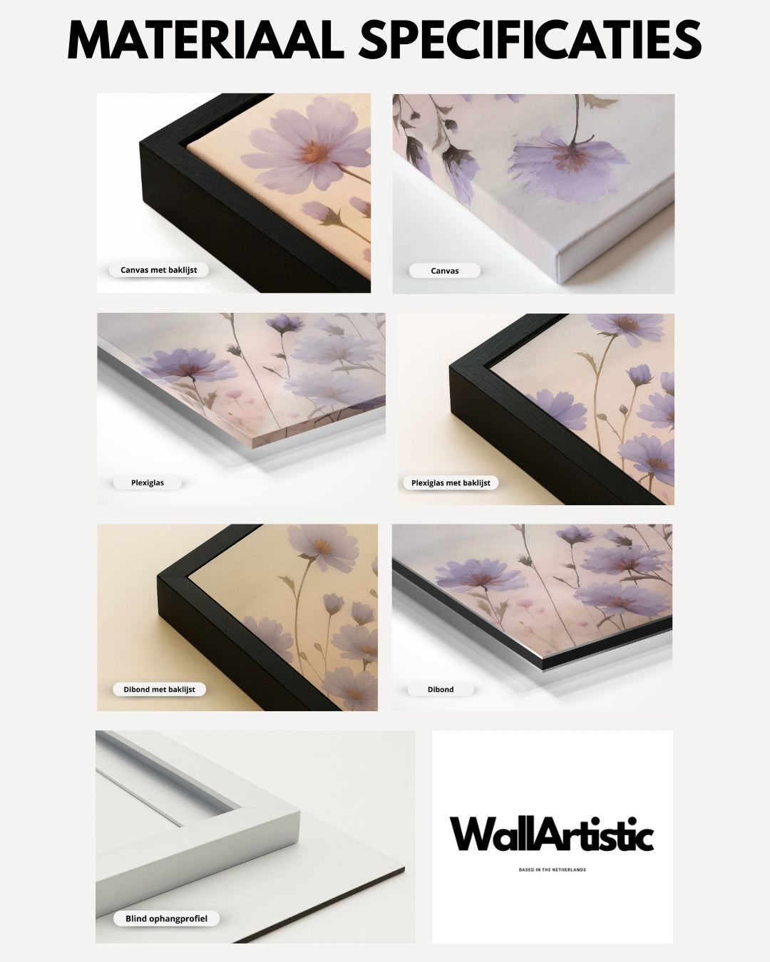 Kleurrijke Abstracte Expressie Kunstwerk-canvas-dibond-plexiglas-wanddecoratie-WallArtistic