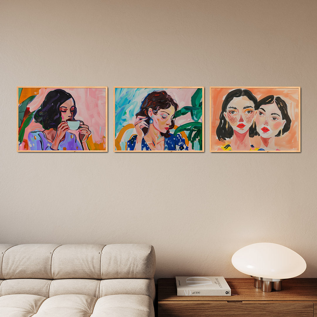 Kleurrijke harmonie Posterset