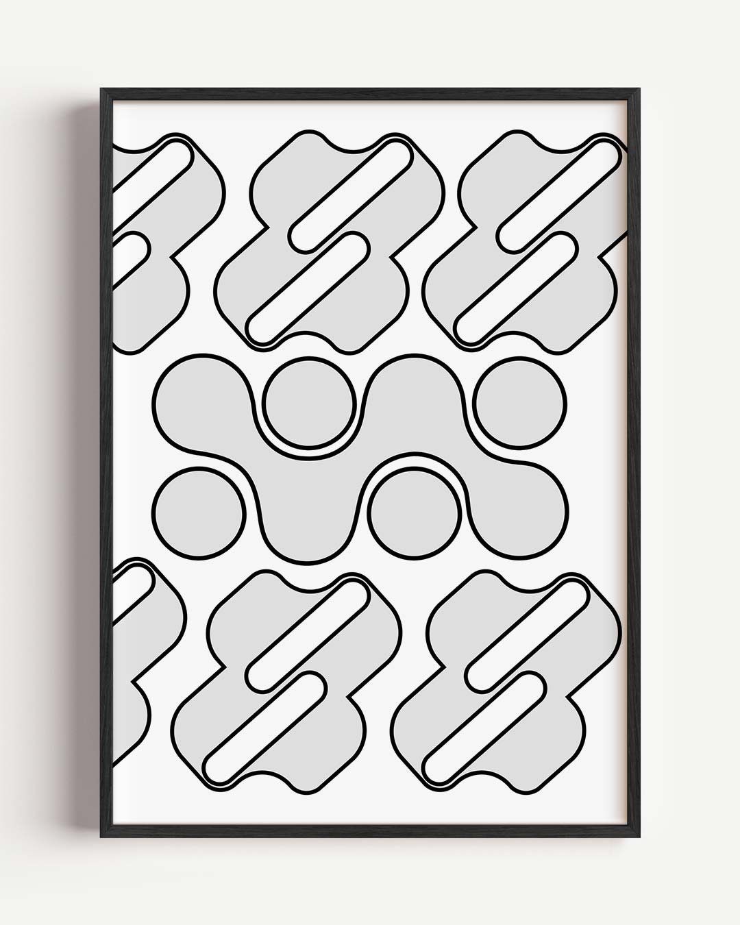 Moderne Grafische Kunstposter-WallArtistic