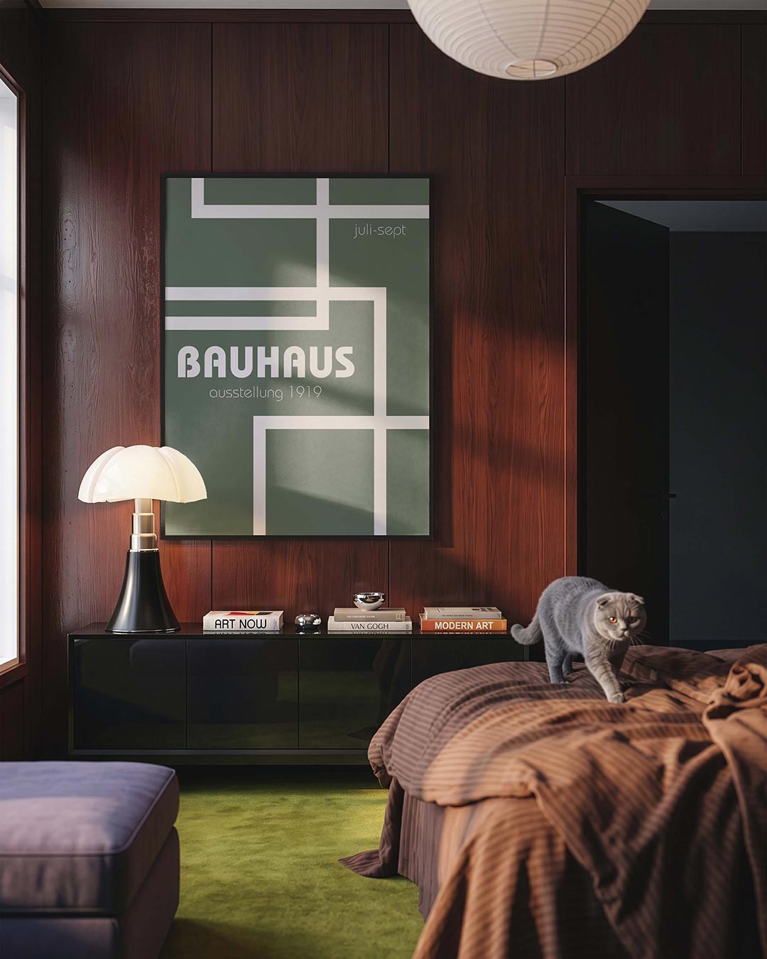 Lijnen en vlakken Poster