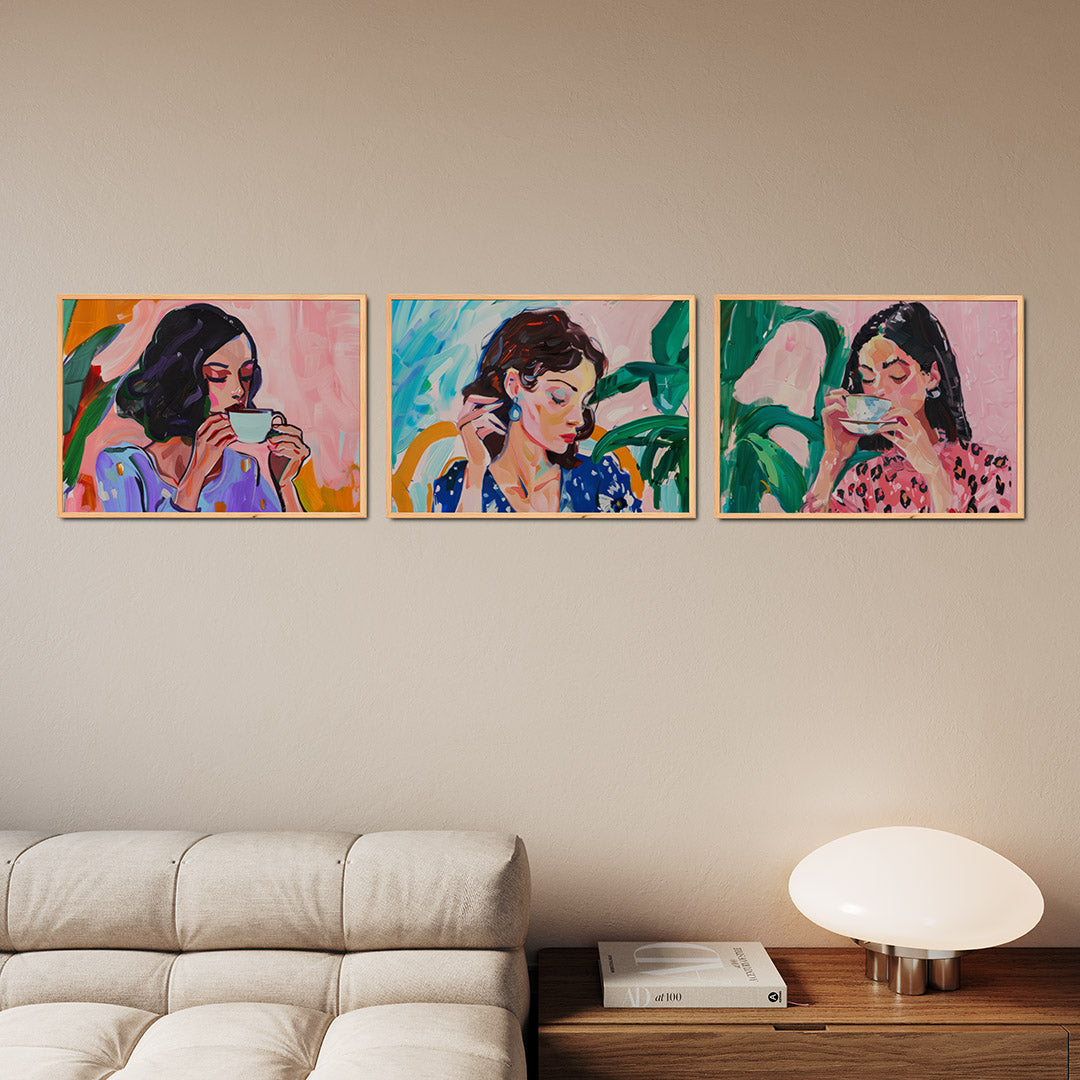 Kleurrijke harmonie Posterset