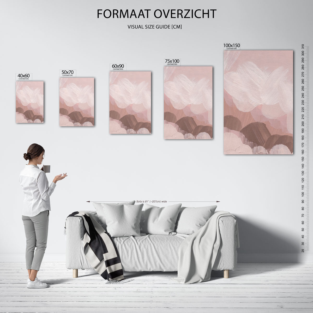 Zachte borstelstreken Kunstwerk