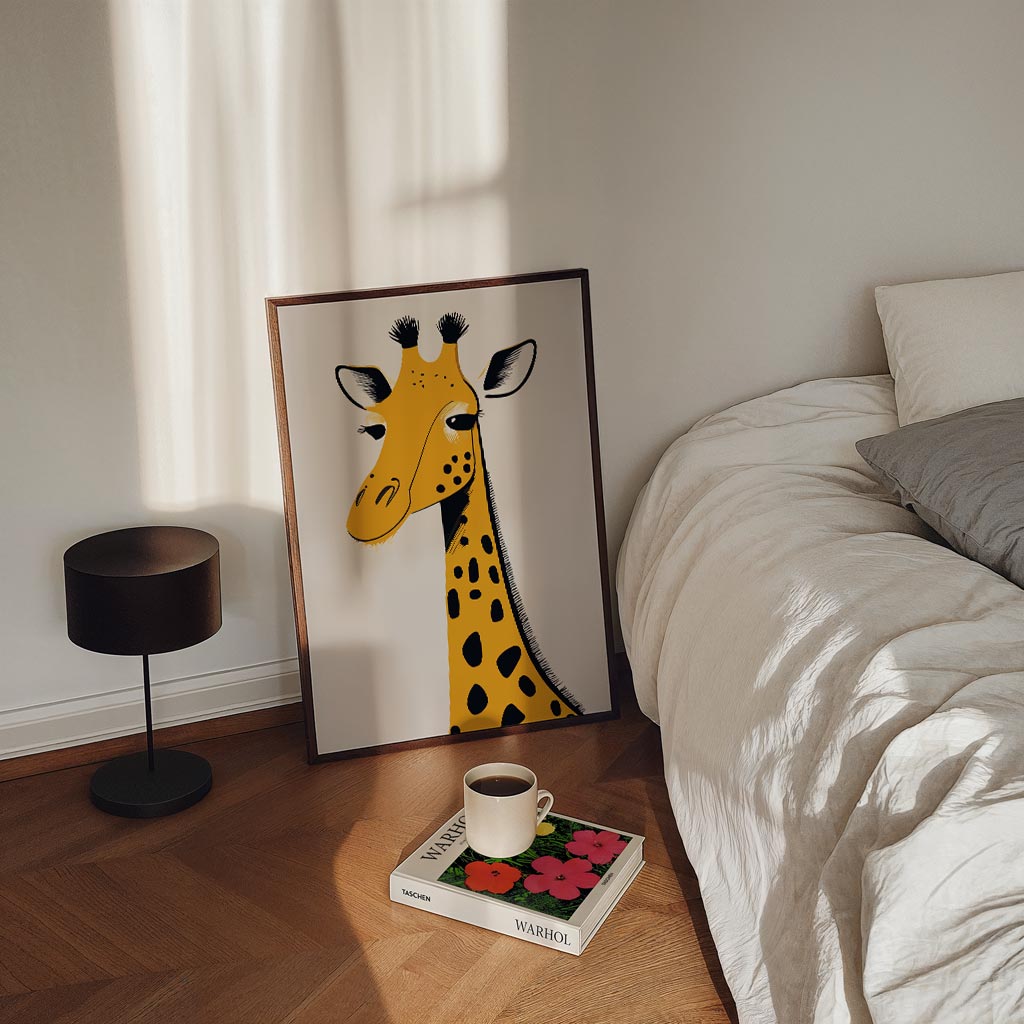 Stijlvolle Giraffen Print Poster-WallArtistic