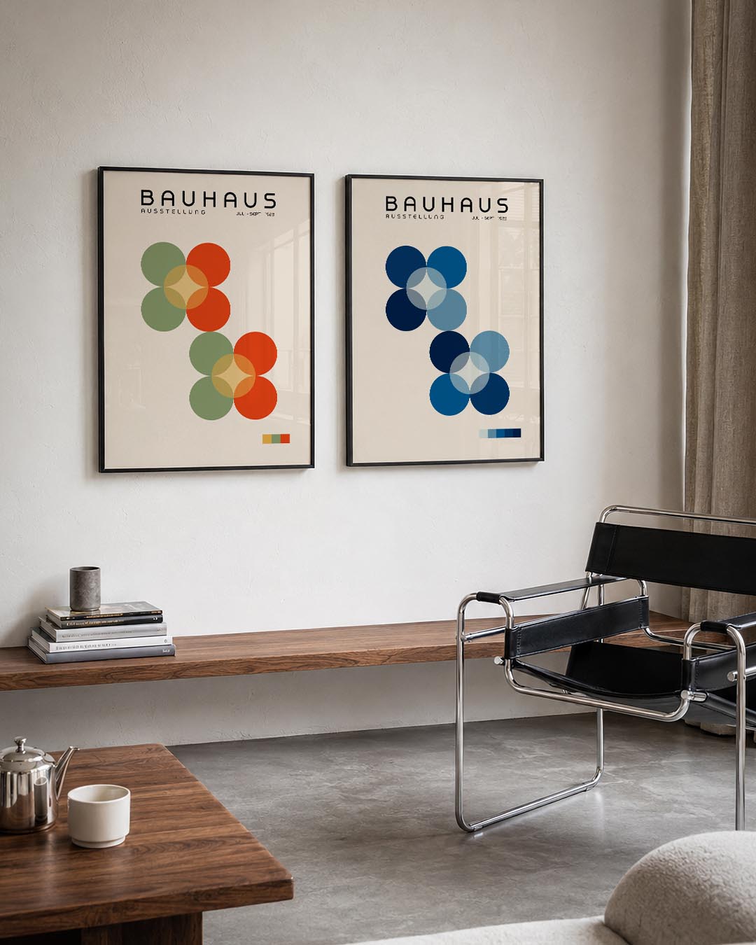 Vormen en kleurvlakken Posterset