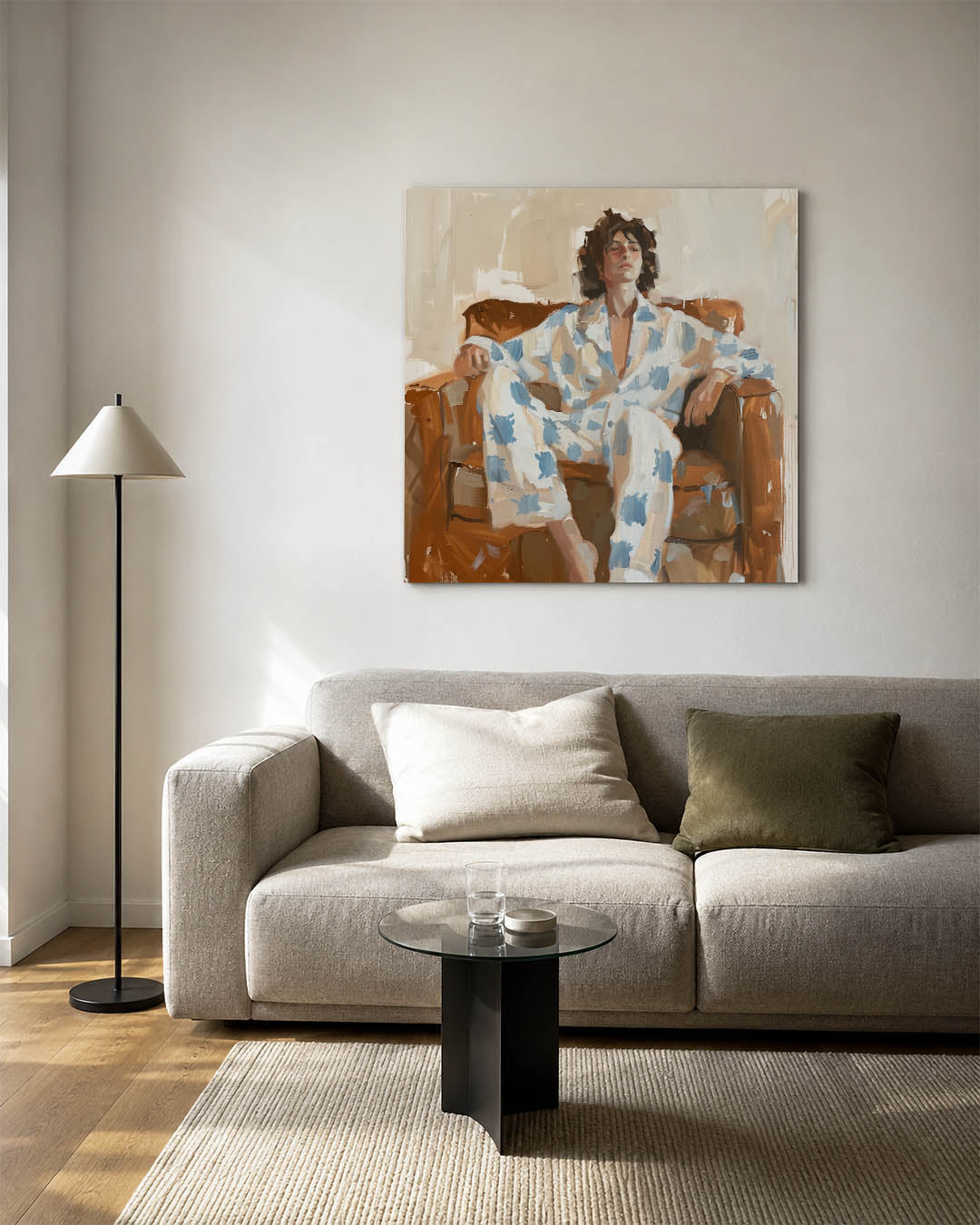 Ontspannen moment Kunstwerk