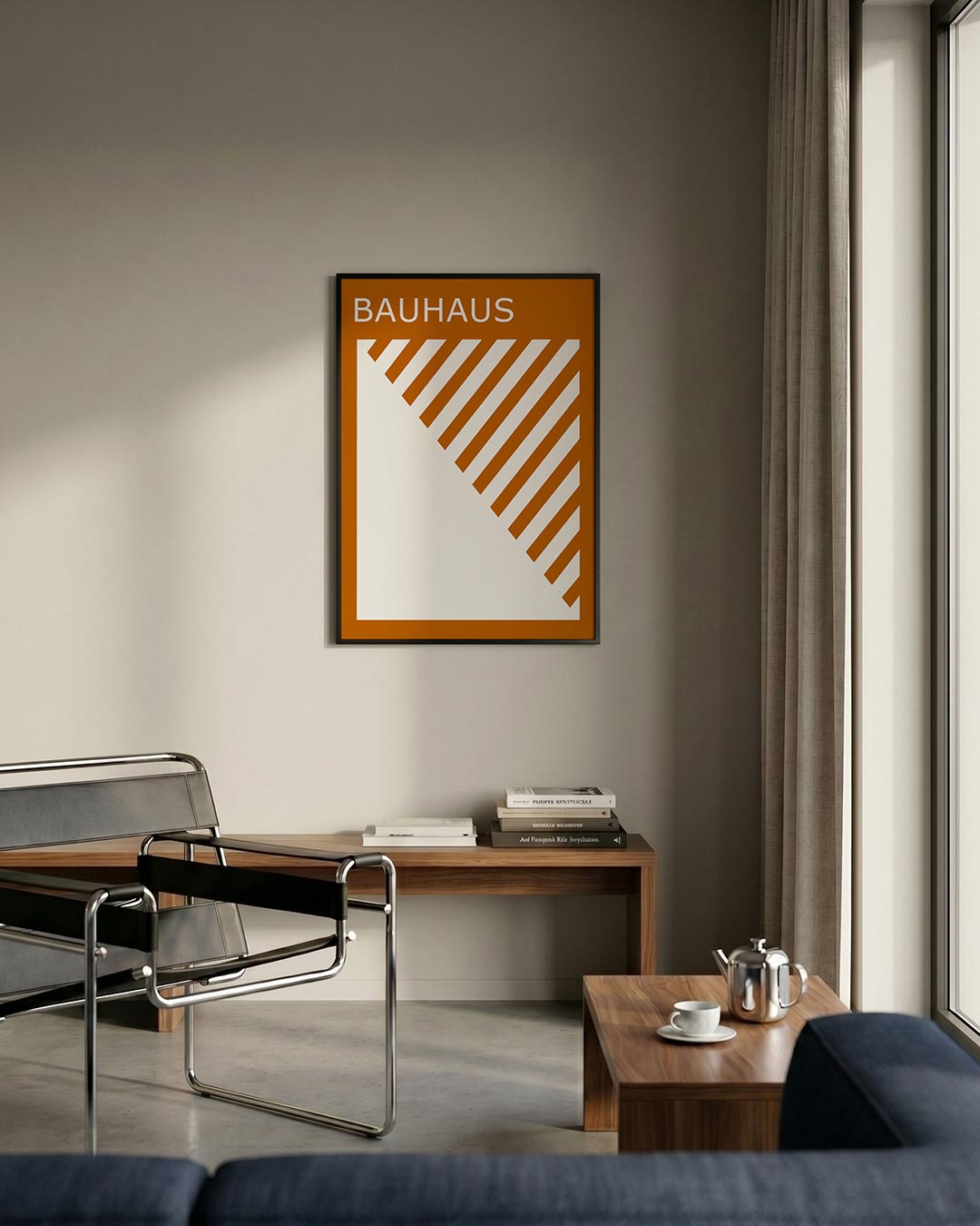 Diagonal lijnen Poster