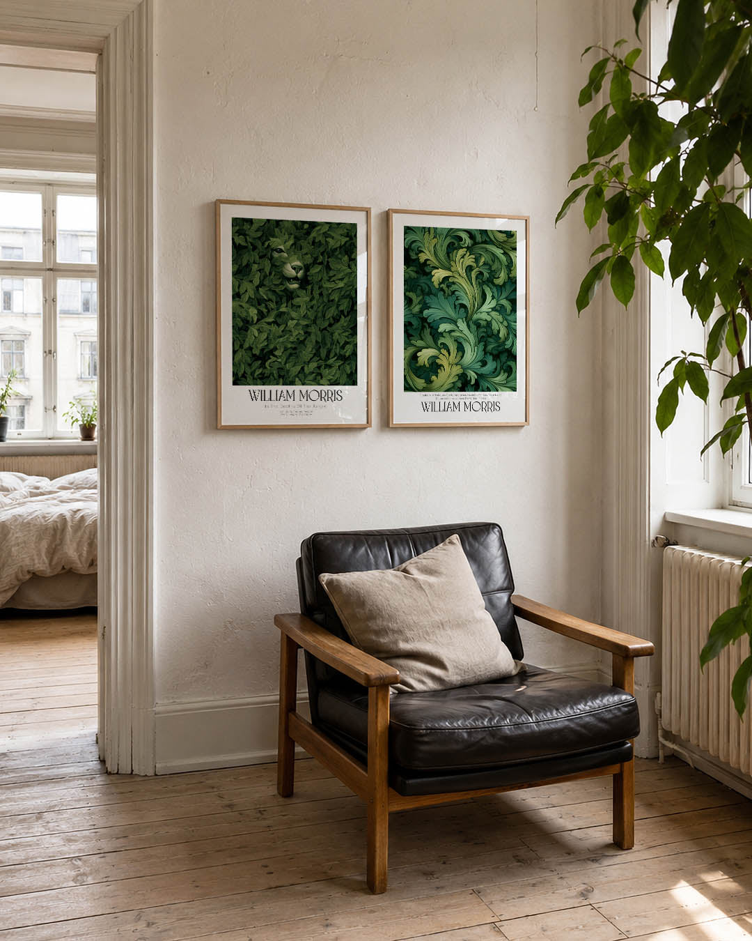 Groene bladeren mysterie Posterset