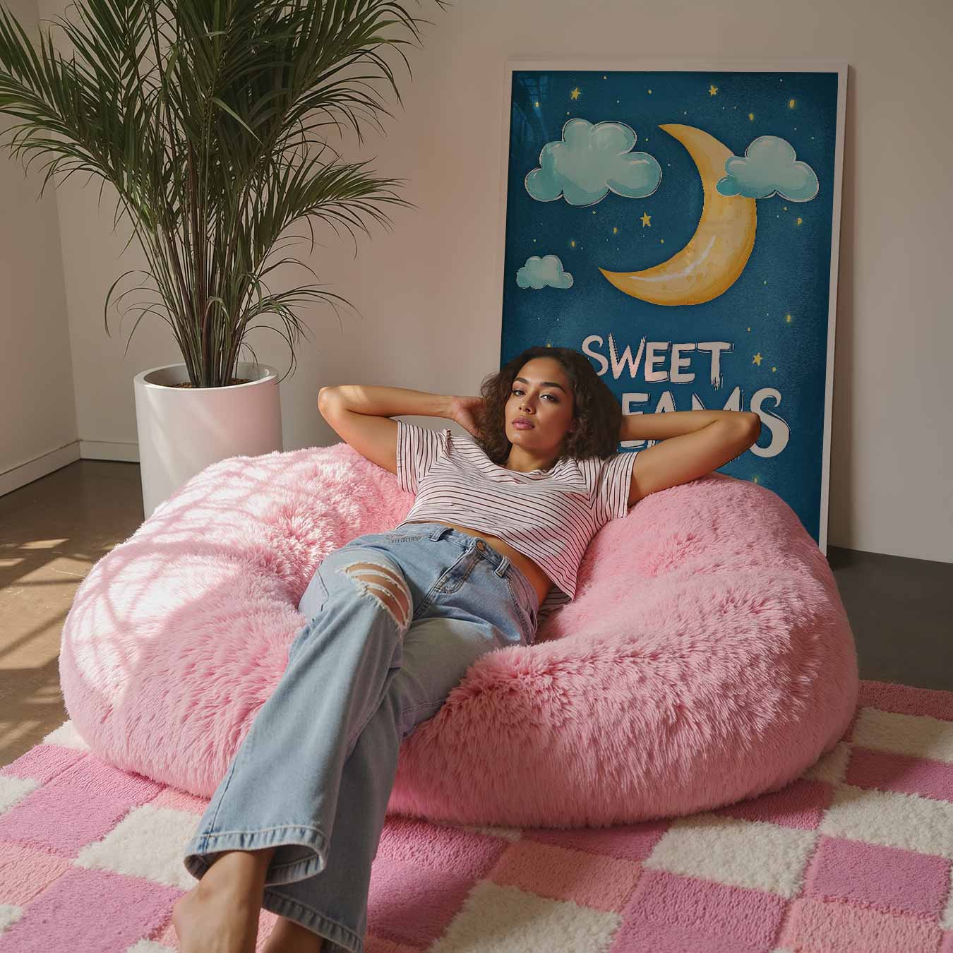 Sweet Dreams Nachtposter-WallArtistic