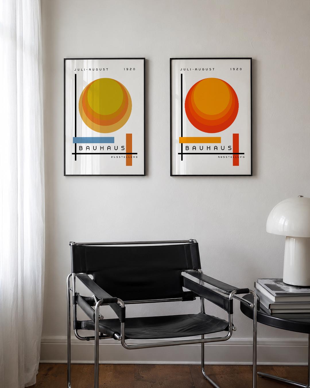 Cirkel en lijnen Posterset