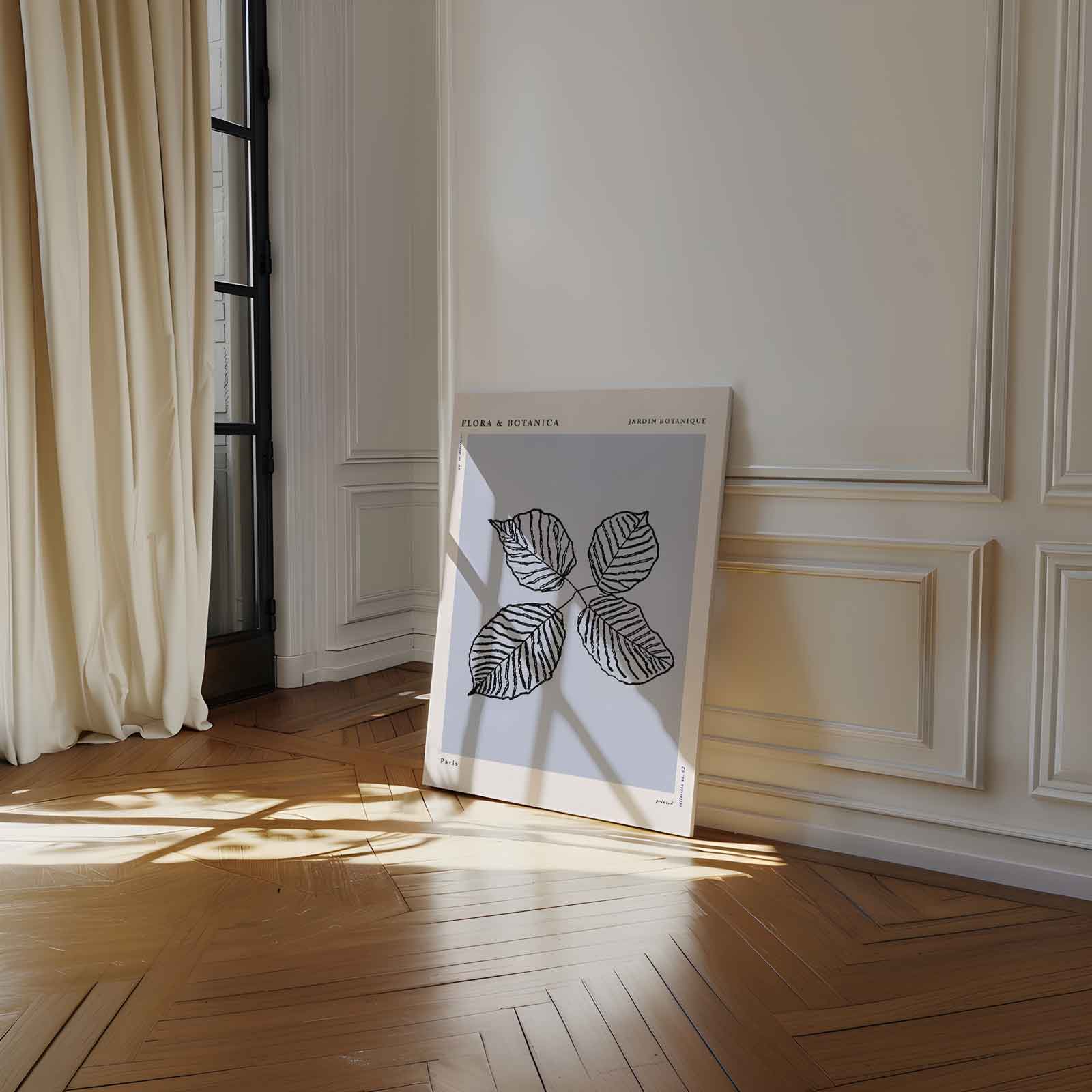 Botanische Bladeren Kunstprint Kunstwerk-canvas-dibond-plexiglas-wanddecoratie-WallArtistic