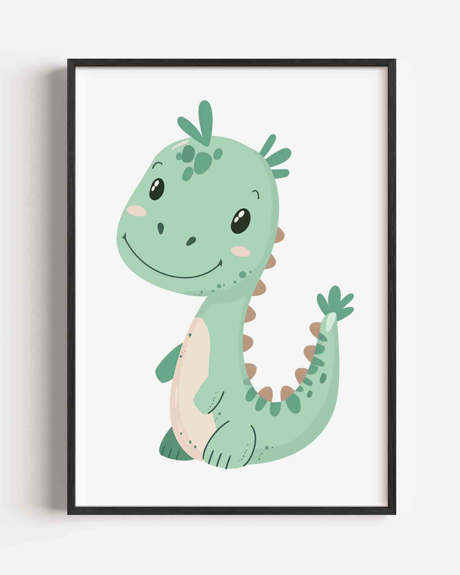 Groene dinosaurus Poster