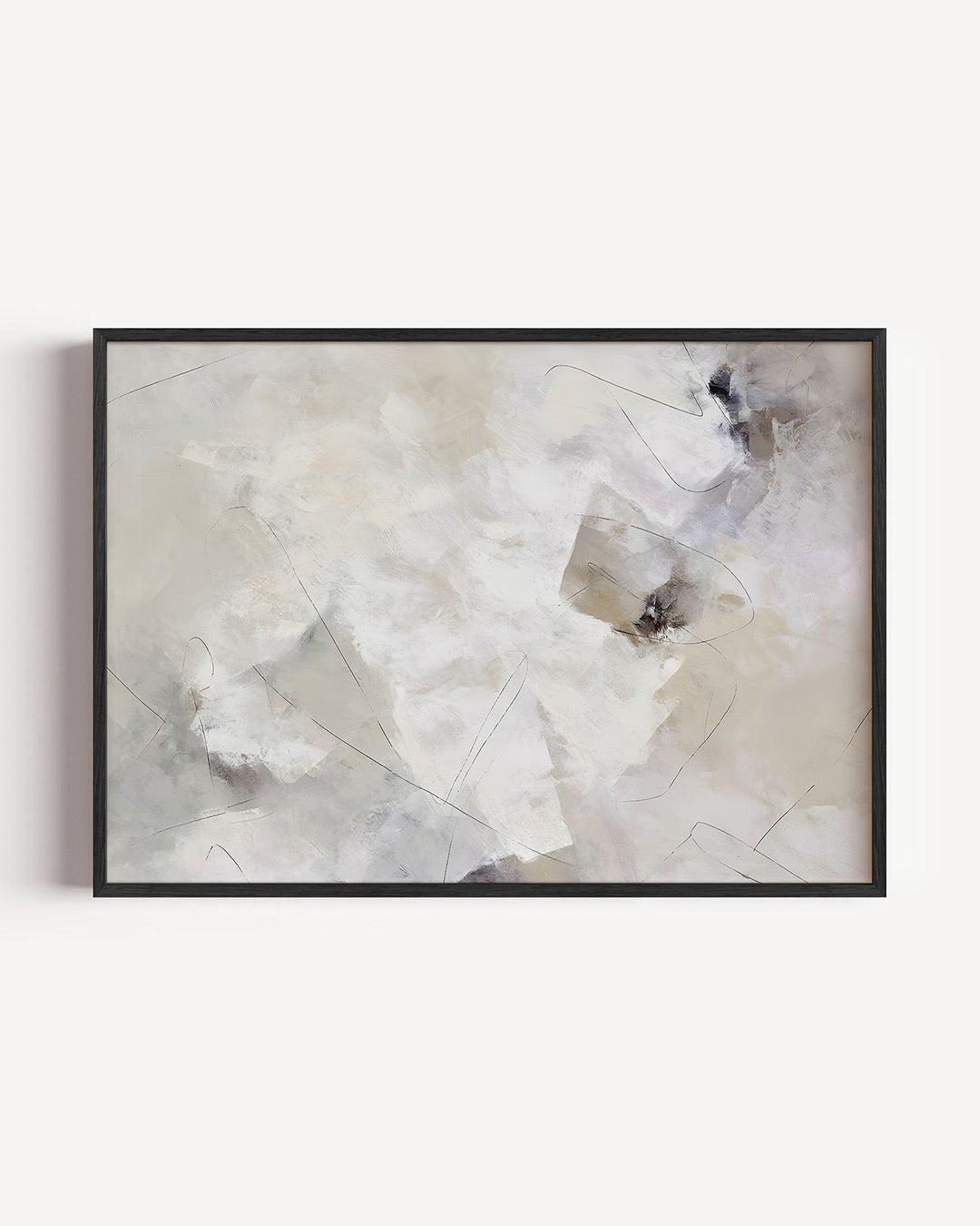 Abstracte lijnen en vormen Poster