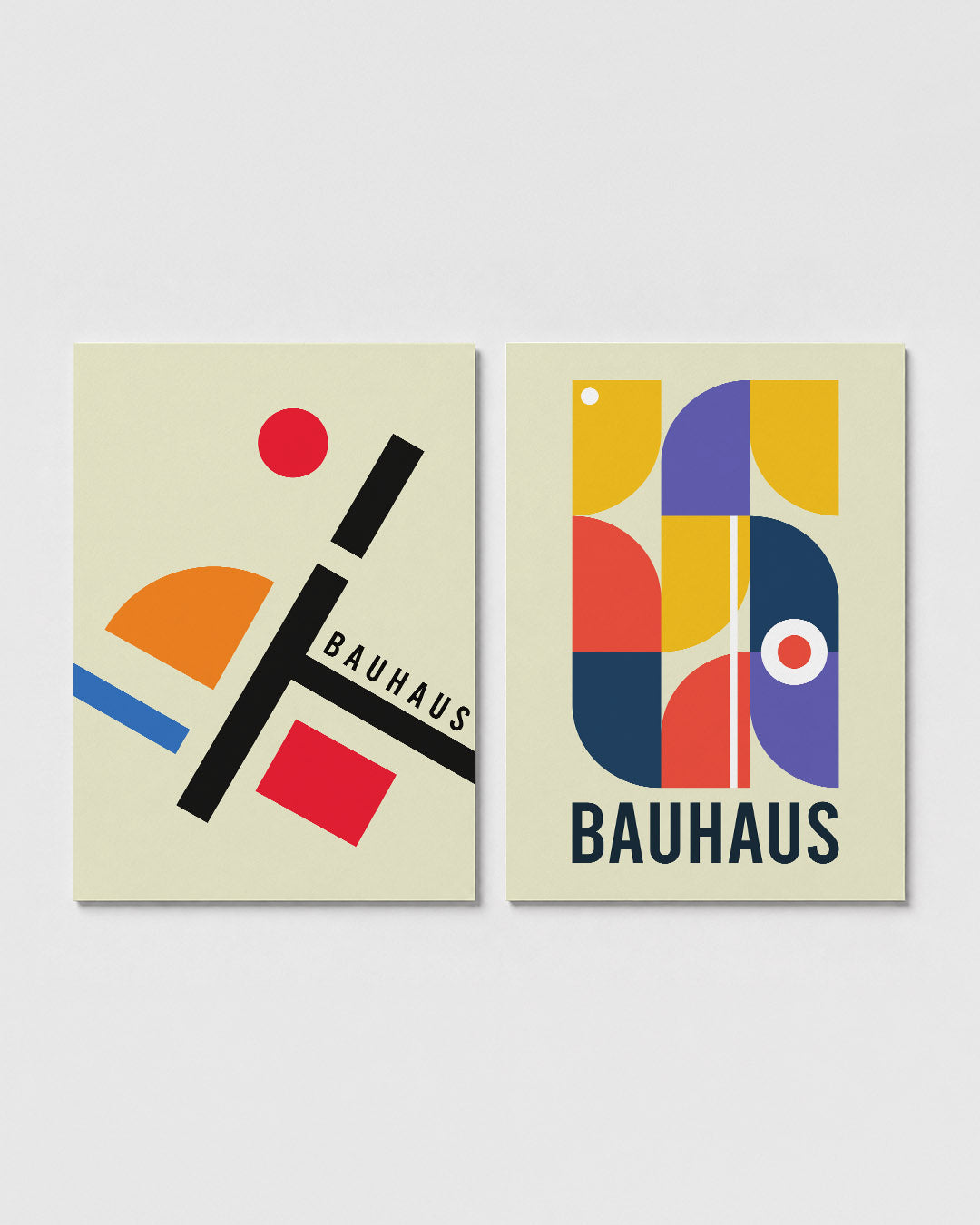 Vormen en kleurvlakken Posterset
