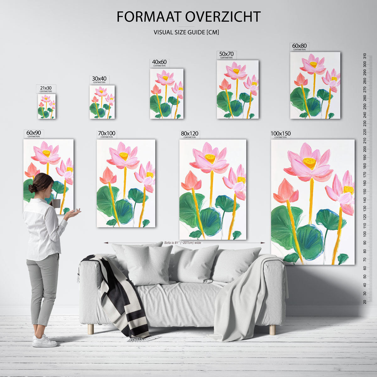 Lotusbloemen Poster