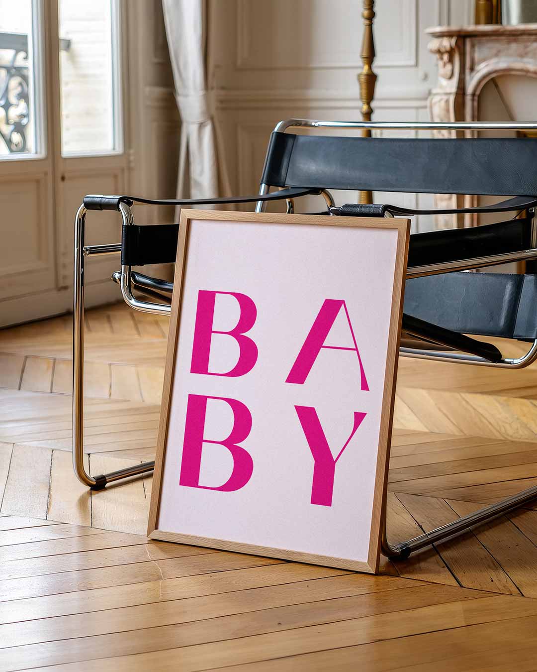 Baby Letterkunst Poster-WallArtistic
