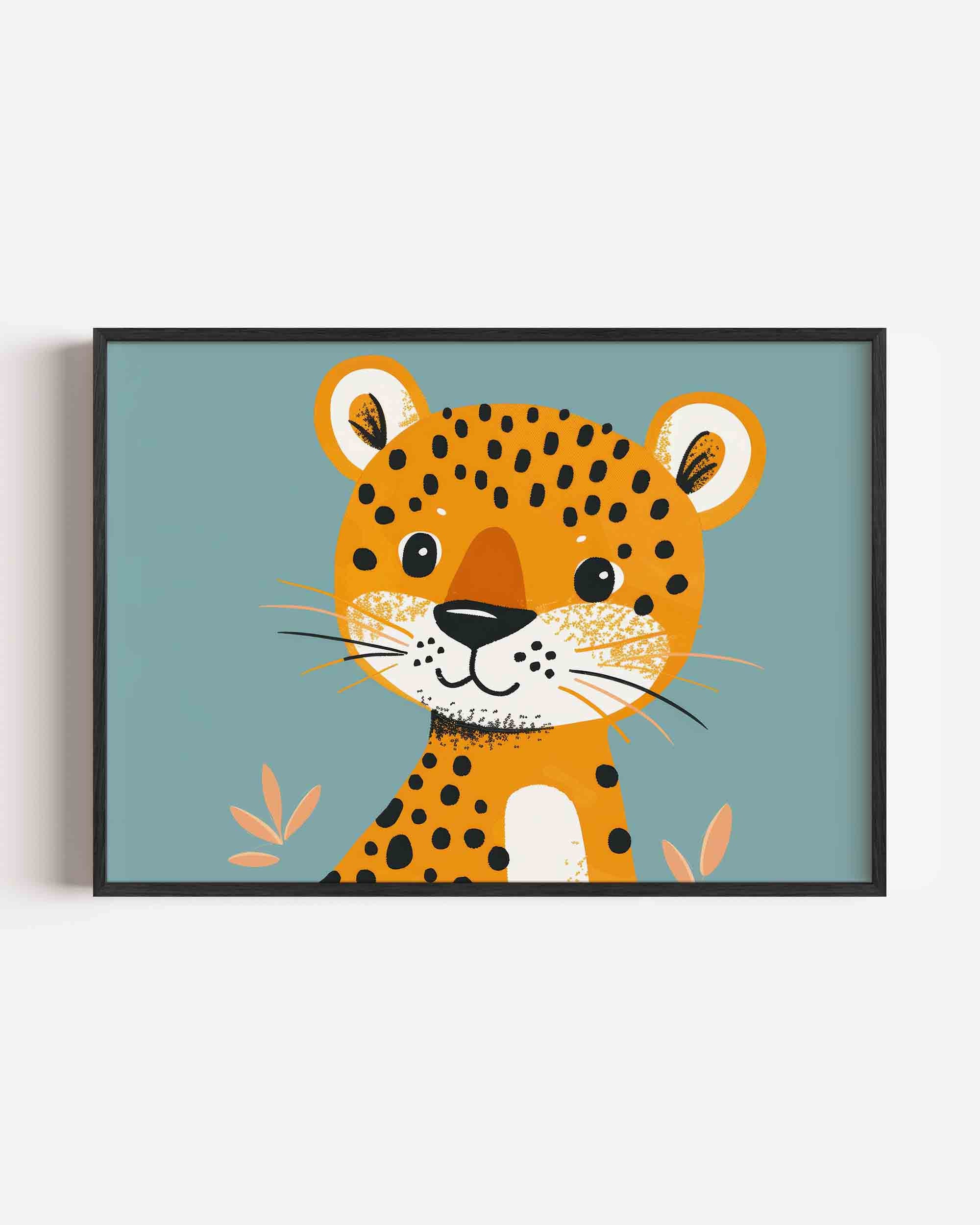 Schattige luipaard Poster