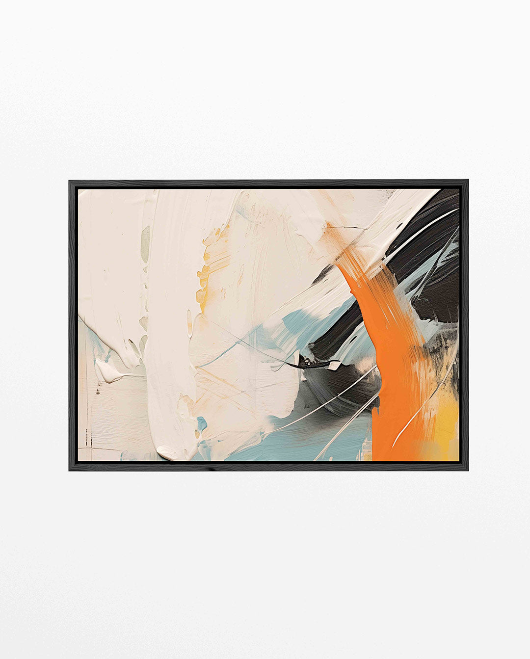 Dynamische kleurencompositie Kunstwerk
