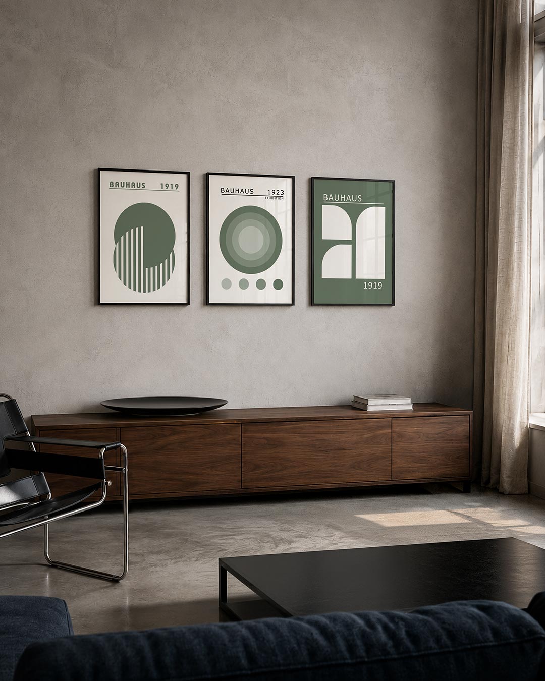 Cirkel en strepen Posterset