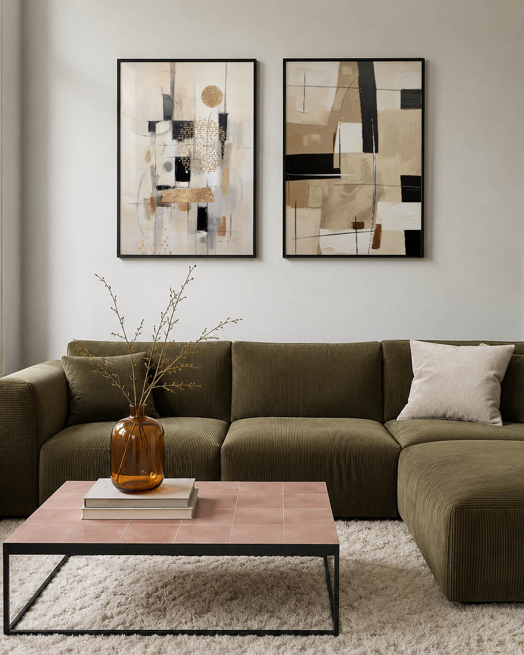 Gouden vormen Posterset