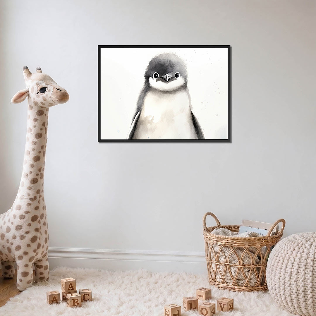 Schattige pinguïn illustratie Kunstwerk