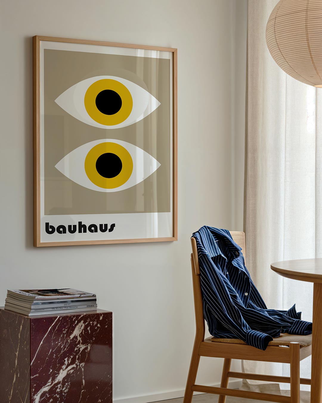 Oogvormen en kleur Poster