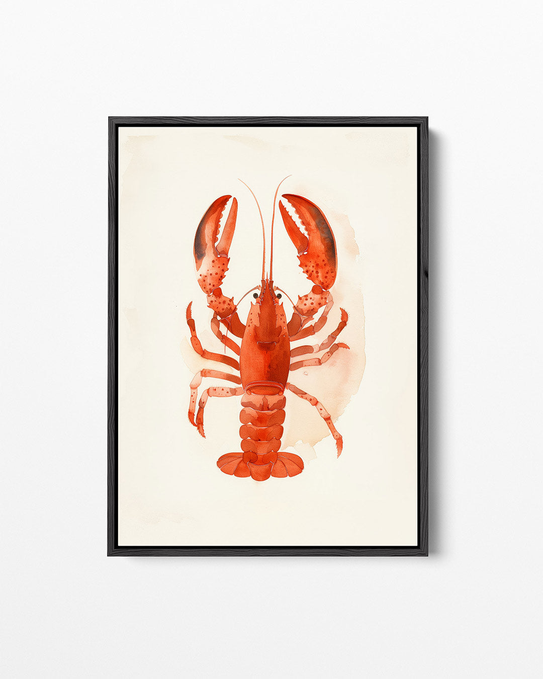 Rode kreeft illustratie Kunstwerk