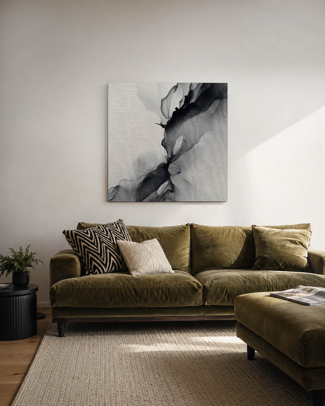 Vloeiende lijnen Kunstwerk